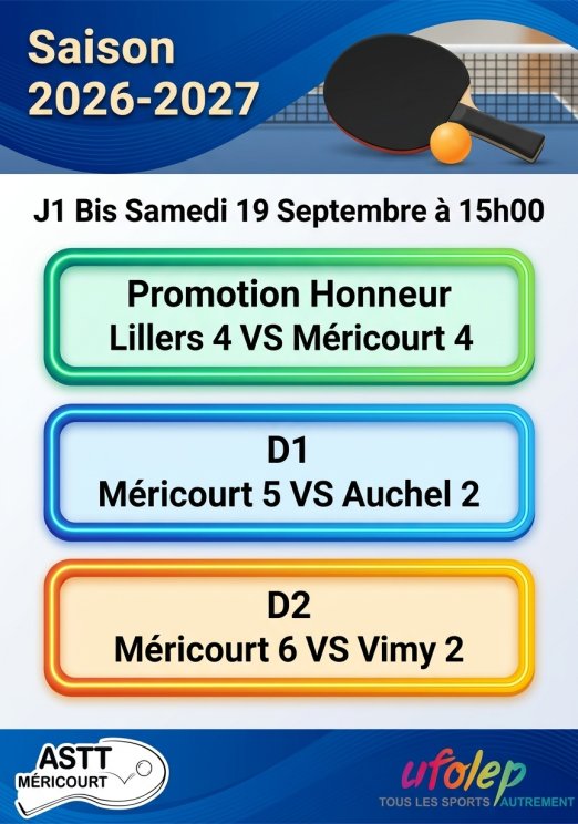 J1 Bis championnat 2026-2027